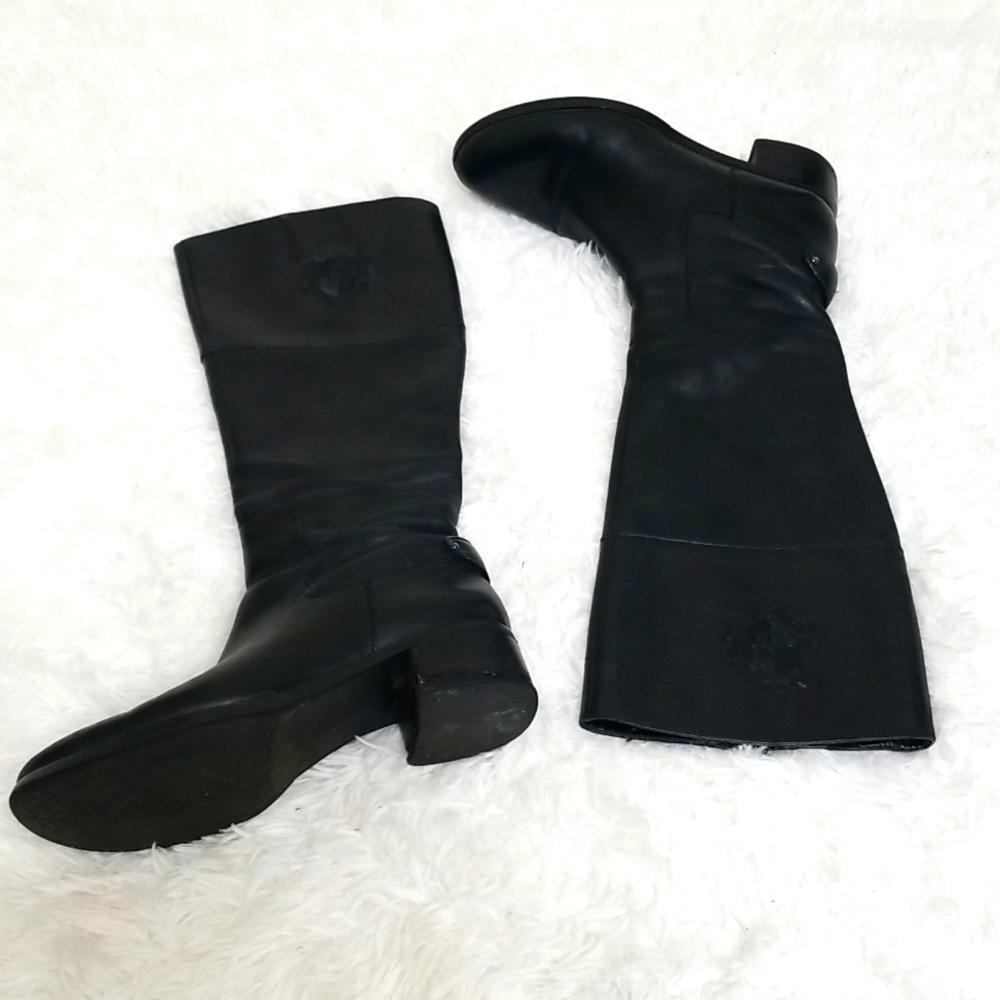 Etienne Aigner Black Knee High Boots size 7